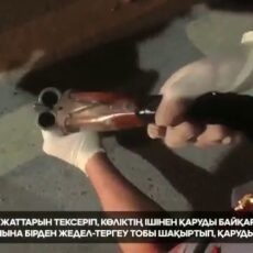 Пассажир машины в Туркестанской области ездил с обрезом