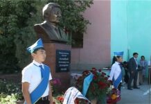 Как помнит Родина Асанбая Аскарова бюст Аскарова