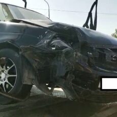 Авария произошла на одном из оживленных перекрестков Шымкента