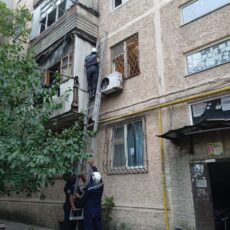 Ребенок остался запертым в квартире в Шымкенте дчс