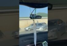 Мотоцикл загорелся после столкновения с легковушкой в Шымкенте