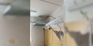 Новая школа в Туркестанской области покрылась трещинами