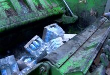 12 тысяч бутылок контрафактной водки уничтожили в Шымкенте