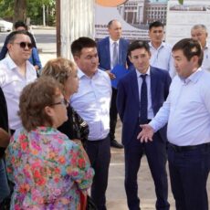 Айтенов оштрафовал подрядчиков за нарушение сроков строительства школы