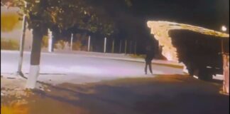 Пьяный мужчина поджег грузовик и наблюдал за пожаром в Туркестанской области