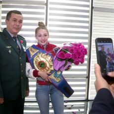 Кому Ангелина Лукас посвятила свою победу? Ангелина Лукас вернулась в Шымкент с победой