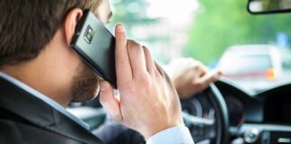 За месяц нарушители ПДД пополнили бюджет более чем на 30 млн тенге телефон за рулем