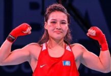 Чемпионку мира по боксу встретили в аэропорту Шымкента