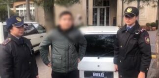У шымкентца на авто вместо госномера красовалась надпись «МВД»