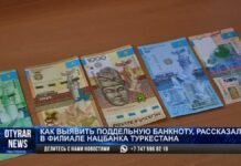 Как выявить поддельную банкноту, рассказали в филиале Нацбанка Туркестана