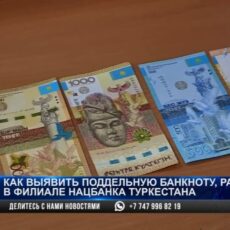 Как выявить поддельную банкноту, рассказали в филиале Нацбанка Туркестана