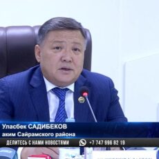 Аким Сайрамского района отчитался о проделанной работе
