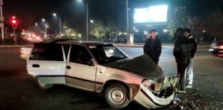 Две девушки пострадали в ДТП в центре Шымкента