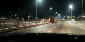 В первый гололед на трассе 7 авто попали в ДТП