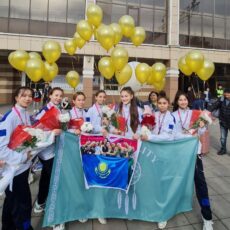 Пять первых мест заняли шымкентские гимнастки на чемпионате Азии