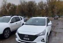 «Мат» вместо госномера установил туркестанец на авто