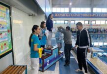 Юные пловцы со всего Казахстана приехали в Шымкент