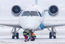 Аэропорт Шымкента работает в штатном режиме