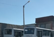 Город грязных автобусов