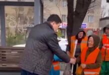 Коммунальщицы оставили мётлы и отправились в салон красоты на «акиматовской» машине