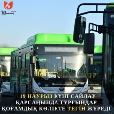 Проезд на автобусе в Шымкенте станет бесплатным
