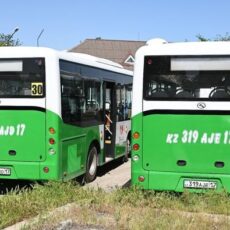 Новые автобусы выйдут на линии в Шымкенте