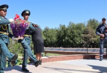 Останки красноармейца перезахоронили в Туркестанской области