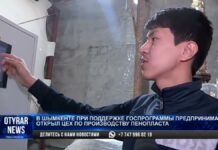 Шымкентец благодаря господдержке запустил цех по производству пенопласта
