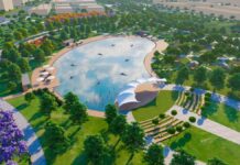 Новый огромный парк появится на территории Шымкента Эскизный план нового масштабного парка, который будет построен на территории микрорайона Shymkent City