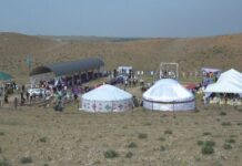 День Победы отмечают в национальном стиле в Шымкенте