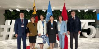 Ажар Гиният посетила Всемирную ассамблею здравоохранения в Женеве