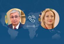 Сердечный разговор Касым-Жомарта Токаева с премьером Италии