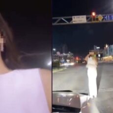 Тиктокерша рисковала жизнью ради батла в Шымкенте