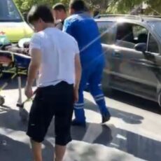 Девушку, переходившую дорогу в неположенном месте сбили в Шымкенте