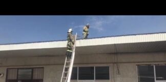 В Шымкенте за рынком горели здание и автомобиль