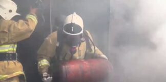 Каково это, бежать из пожара с газовым баллоном в руках