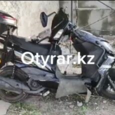 Подросток на скутере попал в аварию в Шымкенте