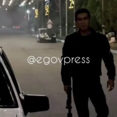 «Вооруженный» бизнесмен попал на видео в Туркестанской области
