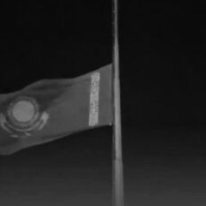 В Шымкенте спустили главный флаг в парке Независимости