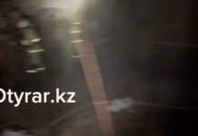 Жилой дом в микрорайоне Мирас горел в Шымкенте