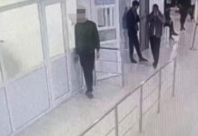 Шымкентцы пытались «одурачить» систему тестирования в спецЦОНЕ Кадр из видео t.me/kozachkow