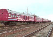 Медицинский поезд с бригадой врачей прибыл в Туркестанскую область