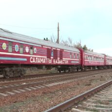 Медицинский поезд с бригадой врачей прибыл в Туркестанскую область