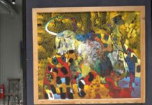 В Шымкенте прошла выставка картин Аскара Есдаулета