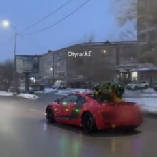 Автомаскарад устроил водитель Шымкента