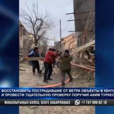 Жители Кентау стойко перенесли отсутствие тепла, воды и света