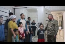 10 детей воспитывает семья военных в Шымкенте