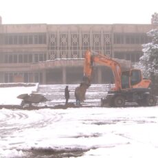Дворец «Фосфорник» обнесут забором после трагедии