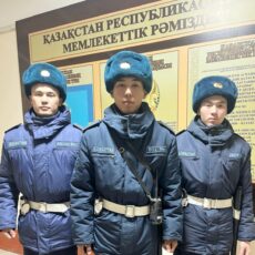Шымкентские гвардейцы спасли девушку