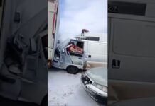 26 машин столкнулись на трассе «Алматы-Шымкент»